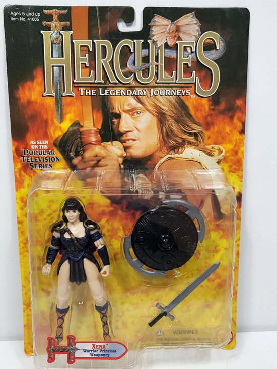 Hercules Legendary Journeys Xena Warrior Princess Toy Biz Action Figure Weaponry - Picture 1 of 4
